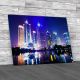 Shanghai China At Night Canvas Print Large Picture Wall Art