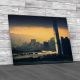 Hong Kong And Kowloon At Sunset Canvas Print Large Picture Wall Art