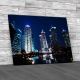 Shanghai At Night Canvas Print Large Picture Wall Art