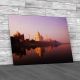 Taj Mahal At Dusk Canvas Print Large Picture Wall Art