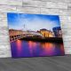 Dublin At Dusk Canvas Print Large Picture Wall Art