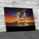 Arthur Ravenel Jr Cooper River Suspension Bridge Charleston Canvas Print Large Picture Wall Art