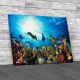 Coral Reef With Fishes Canvas Print Large Picture Wall Art