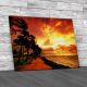 Hawaii Sunset Canvas Print Large Picture Wall Art