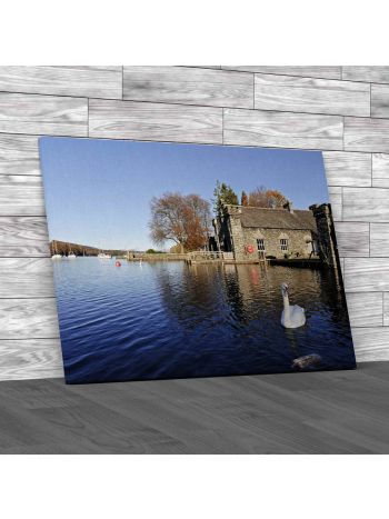 Lake Windermere District Canvas Print Large Picture Wall Art