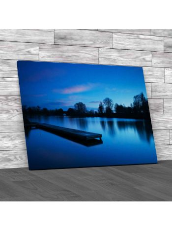 Looking Onto The Jetty Canvas Print Large Picture Wall Art