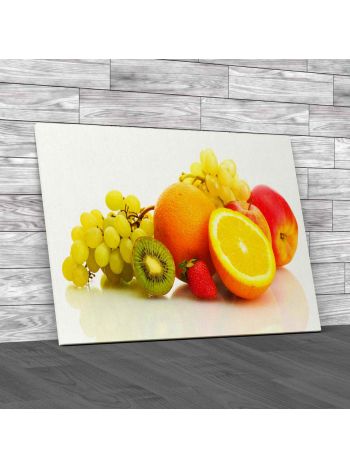 Kitchen Cairn of Fruit Canvas Print Large Picture Wall Art