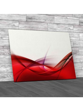 Abstract Sleek Silk Canvas Print Large Picture Wall Art