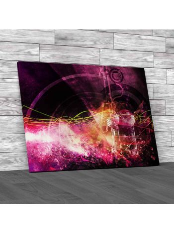 Futuristic Design Canvas Print Large Picture Wall Art