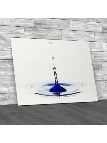 Water Droplet Ripple Canvas Print Large Picture Wall Art