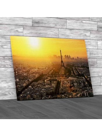 Paris Skyline Canvas Print Large Picture Wall Art