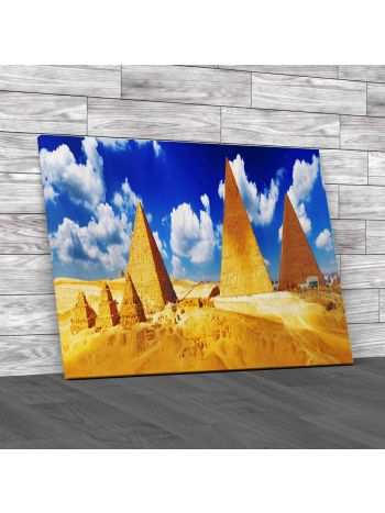 Great Pyramids Canvas Print Large Picture Wall Art