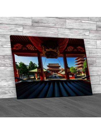 Sensoji Ji Temple Canvas Print Large Picture Wall Art