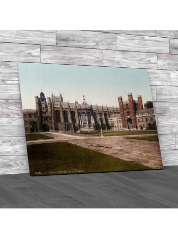 Trinity College Cambridge Early 1900S Canvas Print Large Picture Wall Art