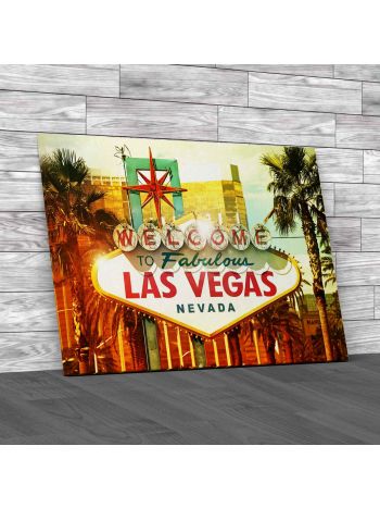 Fabulous Vegas Canvas Print Large Picture Wall Art