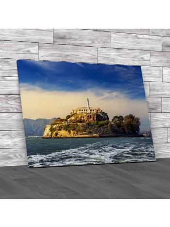 Alcatraz Island In San Francisco Usa Canvas Print Large Picture Wall Art