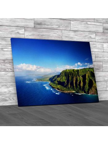 Na Pali Coast Hawaii Canvas Print Large Picture Wall Art